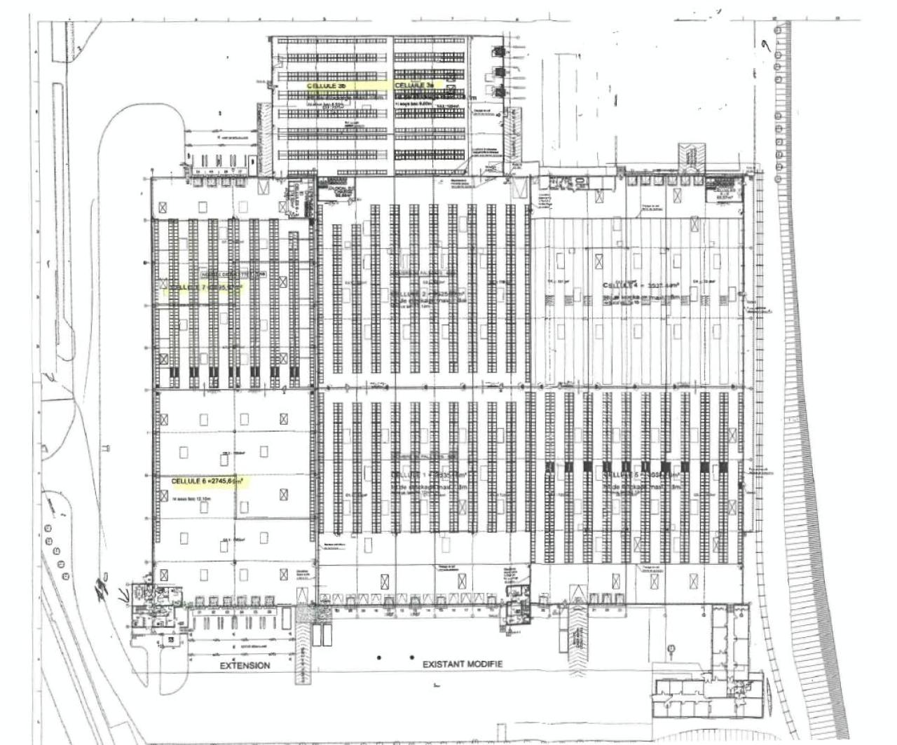 Entrepôt classe a Cournon-d'Auvergne 5801m² Location entrepôt classe a Cournon-d'Auvergne Puy-de-Dôme OLLOG2530388 5